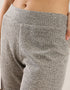 Straight leg pants in ribbed tricot
